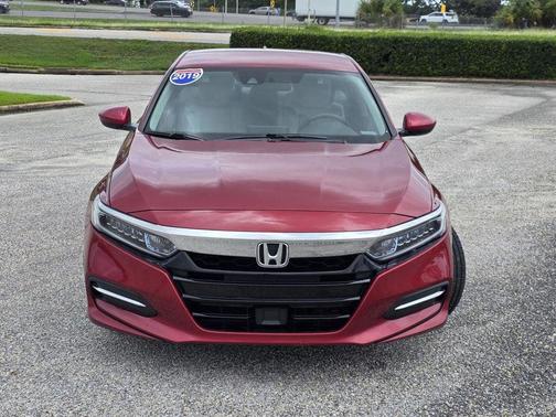 Red 2019 Honda Accord Hybrid Base