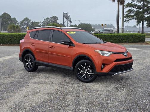 Orange 2016 Toyota RAV4 SE