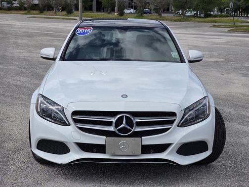 White 2015 Mercedes-Benz C-Class 4dr Sedan C 300 RWD