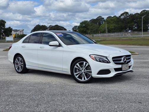 White 2015 Mercedes-Benz C-Class 4dr Sedan C 300 RWD