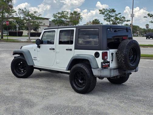 White 2012 Jeep Wrangler Unlimited Sport