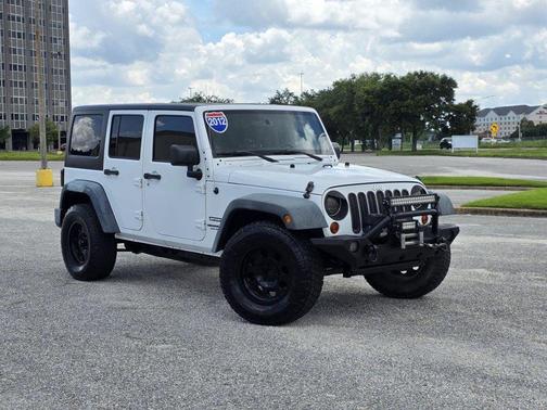 White 2012 Jeep Wrangler Unlimited Sport