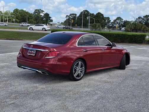 Red 2019 Mercedes-Benz E-Class E 300 RWD Sedan