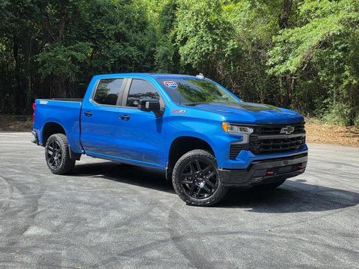 Blue 2022 Chevrolet Silverado 1500 LT Trail Boss