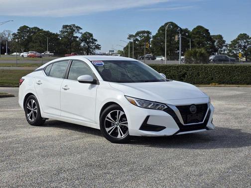White 2023 Nissan Sentra SV