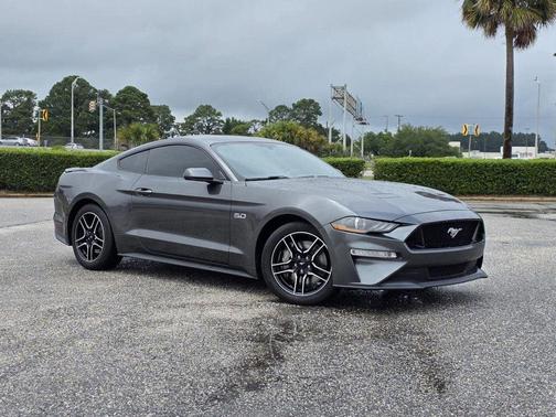 Grey 2019 Ford Mustang GT