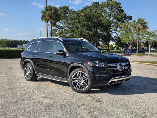 Blue 2021 Mercedes-Benz GLS 450 4MATIC