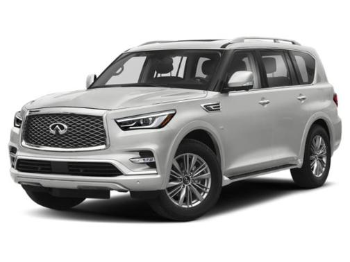 White 2020 INFINITI QX80 Luxe