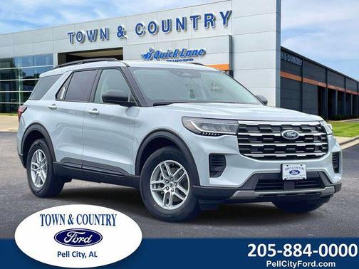 Space White Metallic 2026 Ford Explorer Active