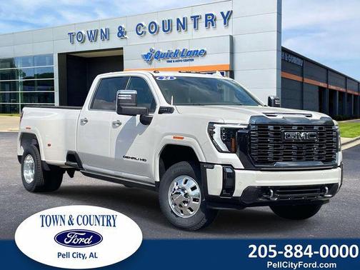 White Frost Tricoat 2024 GMC Sierra 3500 Denali