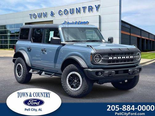 AZURE GRAY MET TRI-COAT 2024 Ford Bronco Black Diamond