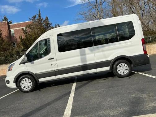 Oxford White 2023 Ford Transit-350 XLT