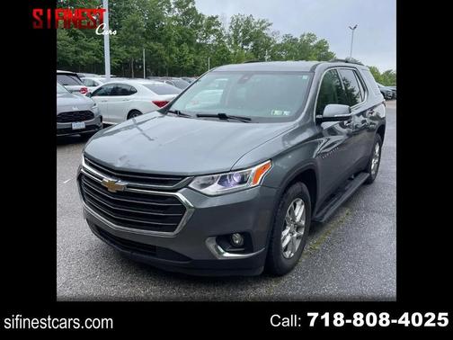 Satin Steel Metallic 2020 Chevrolet Traverse LT Leather