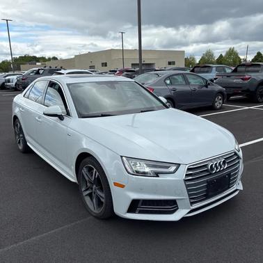 White 2018 Audi A4 2.0T Premium Plus