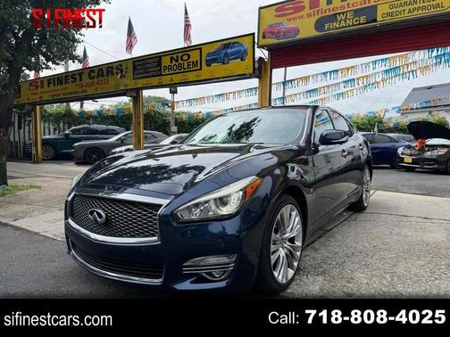 Blue 2017 INFINITI Q70 3.7X