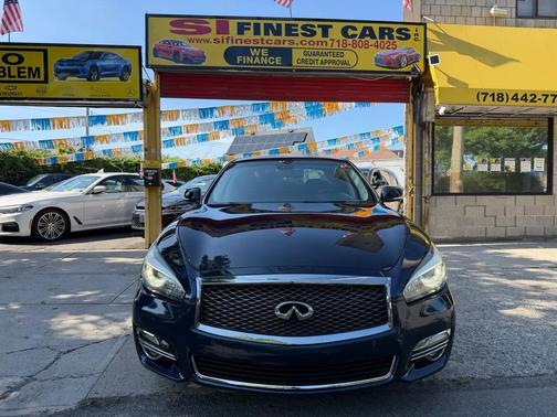 Blue 2017 INFINITI Q70 3.7X
