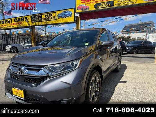 Gray 2017 Honda CR-V EX-L