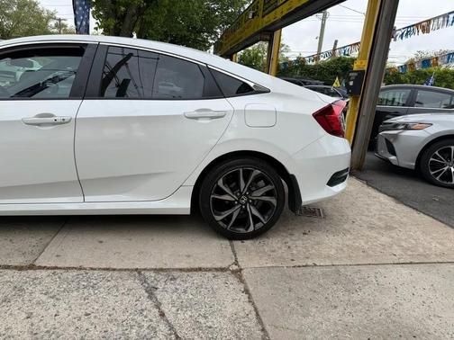 Platinum White Pearl 2020 Honda Civic Sport