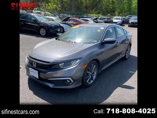 Gray 2021 Honda Civic EX
