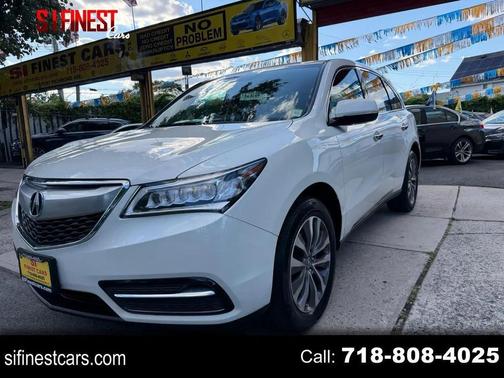 White Diamond Pearl 2016 Acura MDX 3.5L w/Technology Package
