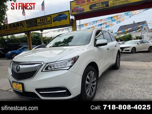 White Diamond Pearl 2016 Acura MDX 3.5L w/Technology Package