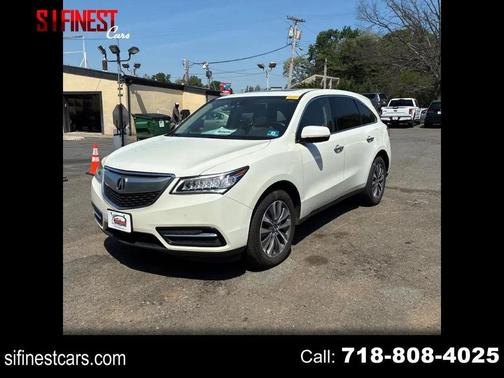 White Diamond Pearl 2016 Acura MDX 3.5L w/Technology Package