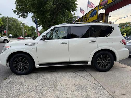 Pearl White Tricoat 2019 Nissan Armada Platinum