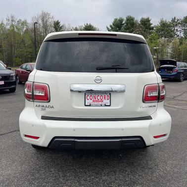 Pearl White Tricoat 2019 Nissan Armada Platinum