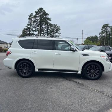 Pearl White Tricoat 2019 Nissan Armada Platinum