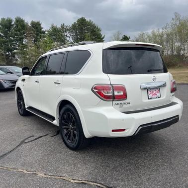 Pearl White Tricoat 2019 Nissan Armada Platinum