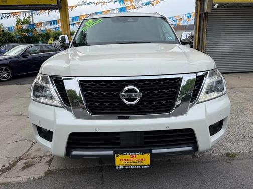 Pearl White Tricoat 2019 Nissan Armada Platinum