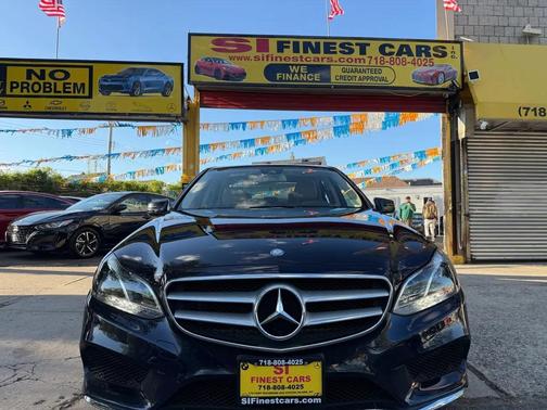 Dark Blue 2016 Mercedes-Benz E-Class 4MATIC