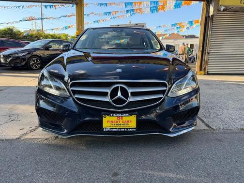 Dark Blue 2016 Mercedes-Benz E-Class 4MATIC