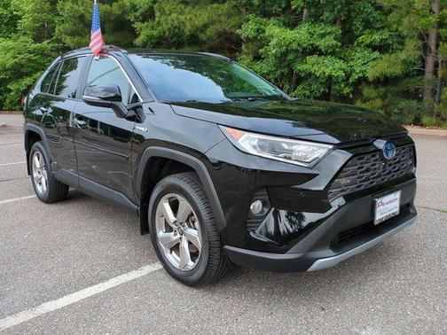 Midnight Black Metallic 2021 Toyota RAV4 Hybrid Limited