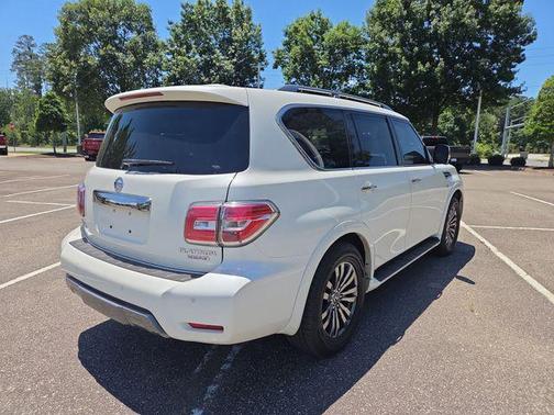 Pearl White 2019 Nissan Armada Platinum