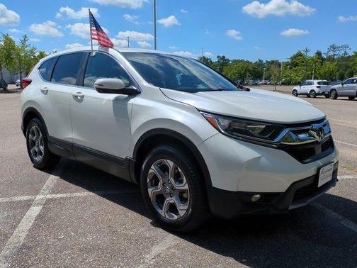 White Diamond Pearl 2017 Honda CR-V EX-L