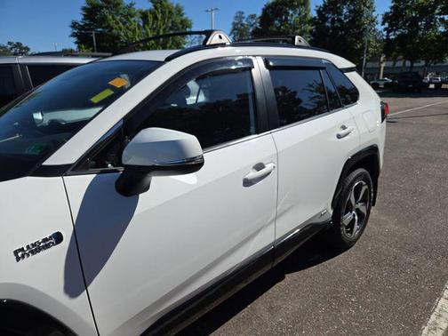 Super White 2021 Toyota RAV4 Prime SE