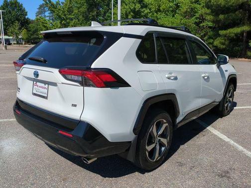 Super White 2021 Toyota RAV4 Prime SE