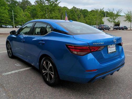 Electric Blue Metallic 2025 Nissan Sentra SV