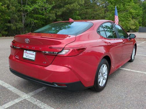 Supersonic Red 2025 Toyota Camry LE