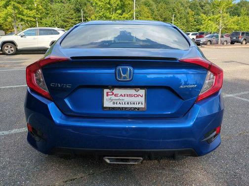 Aegean Blue Metallic 2021 Honda Civic Sport