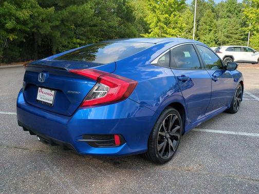 Aegean Blue Metallic 2021 Honda Civic Sport