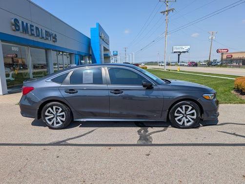 Gray 2023 Honda Civic LX