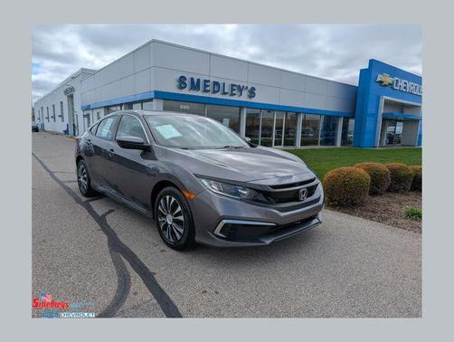 Modern Steel Metallic 2021 Honda Civic LX