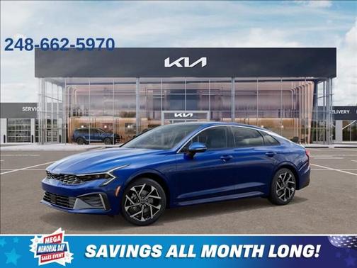 Blue 2025 Kia K5 EX