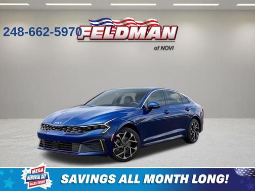 Blue 2025 Kia K5 EX Sedan