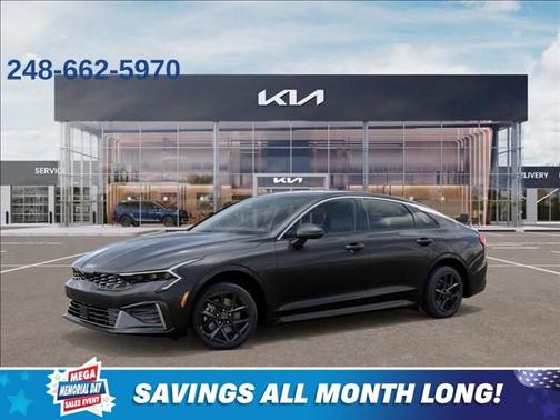 Gray 2025 Kia K5 LXS