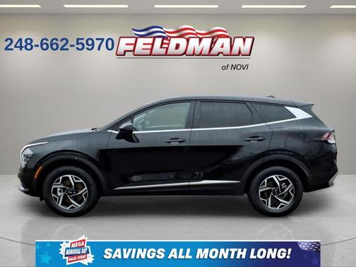 Black 2025 Kia Sportage LX