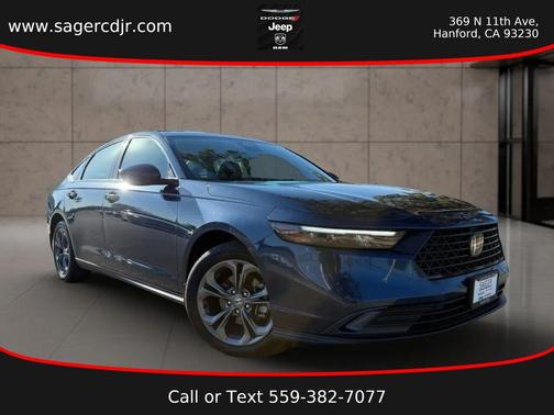 Canyon River Blue Metallic 2024 Honda Accord EX