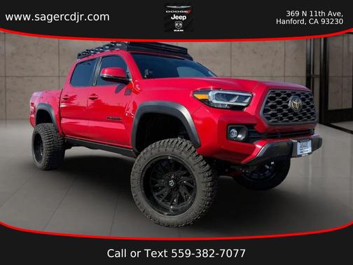 Barcelona Red Metallic 2022 Toyota Tacoma TRD Off Road